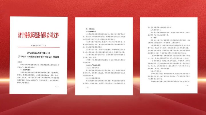 优先级+！跃进港开设新能源船舶“绿通道”